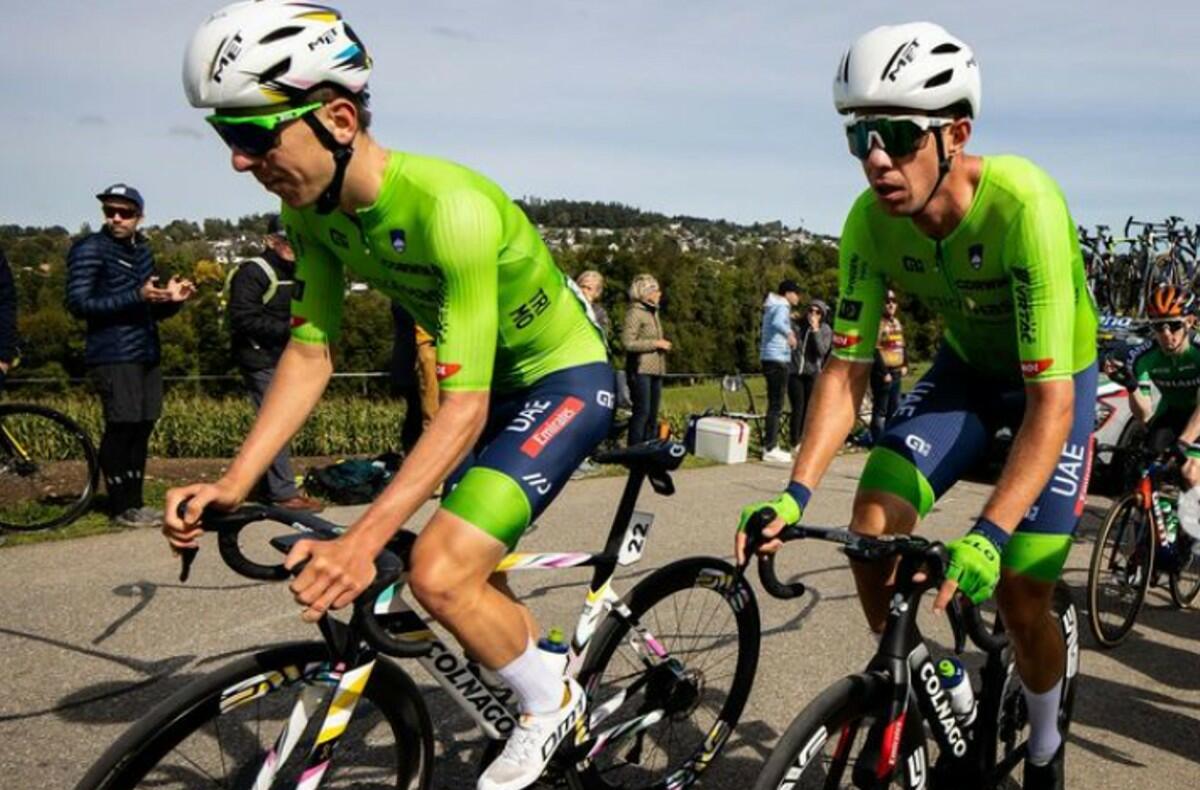 Domen Novak e Tadej Pogacar @sloveniacyclingfederation