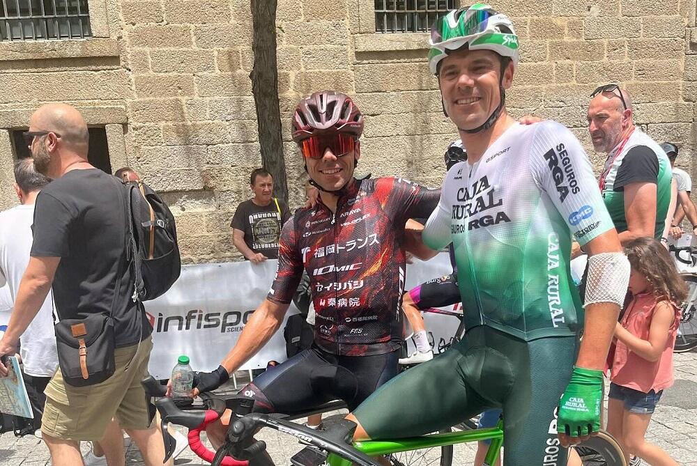 I fratelli Prades alla partenza dei Campionati Spagnoli 2024