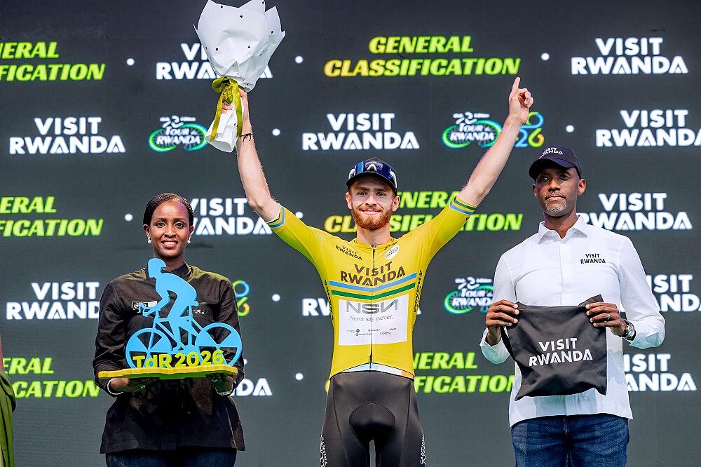 Il vincitore del Tour du Rwanda, Moritz Kretschy
