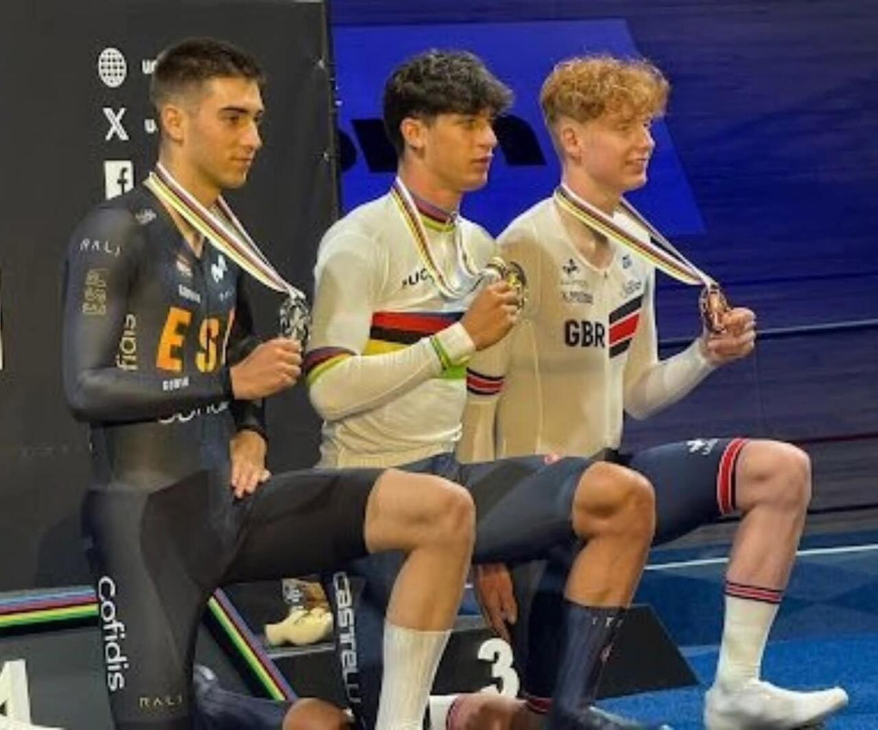 Quarto oro per l'Italia ai mondiali su pista juniores 2025 di Apeldoorn con Alessio Magagnotti