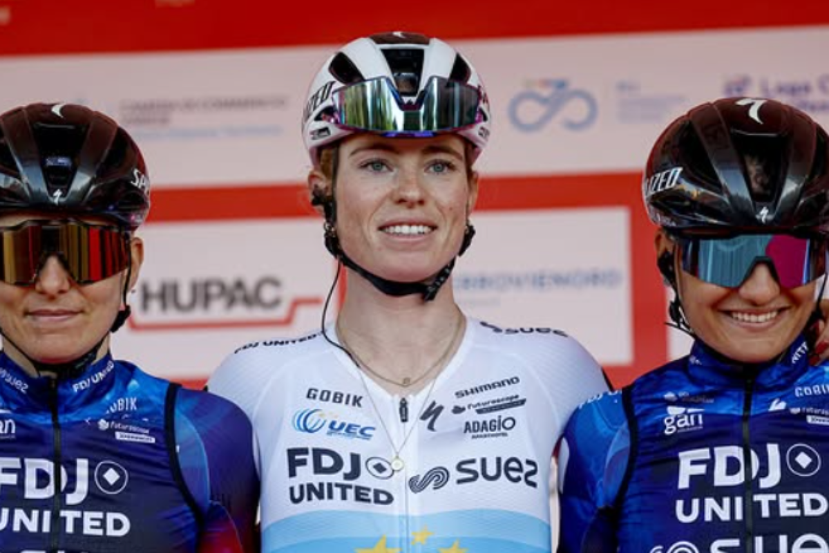 Esordio da campionessa d'Europa per Demi Vollering ©UEC Cycling (Foto Sprint Cycling)