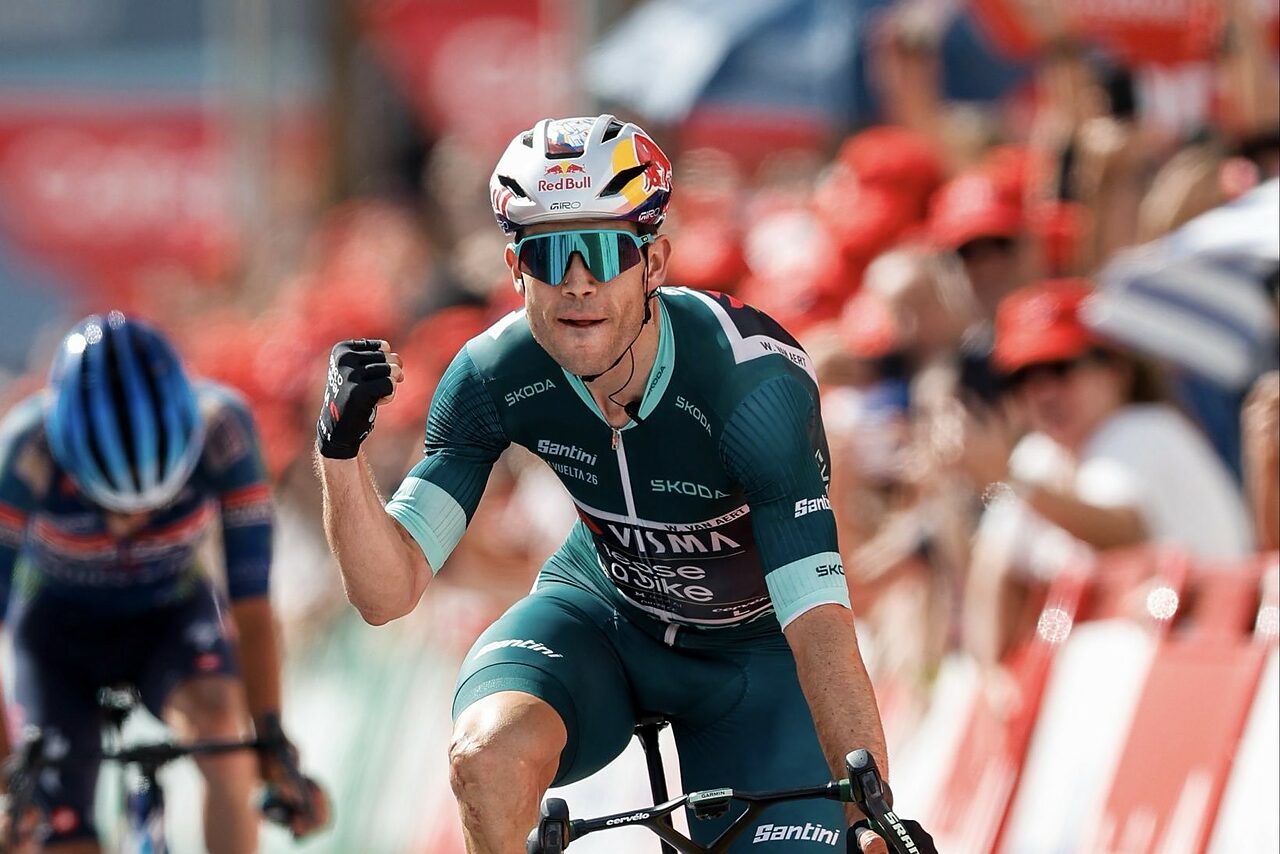 Wout van Aert vince la tredicesima tappa della Vuelta a España 2026 © Team Visma | Lease a Bike via Instagram