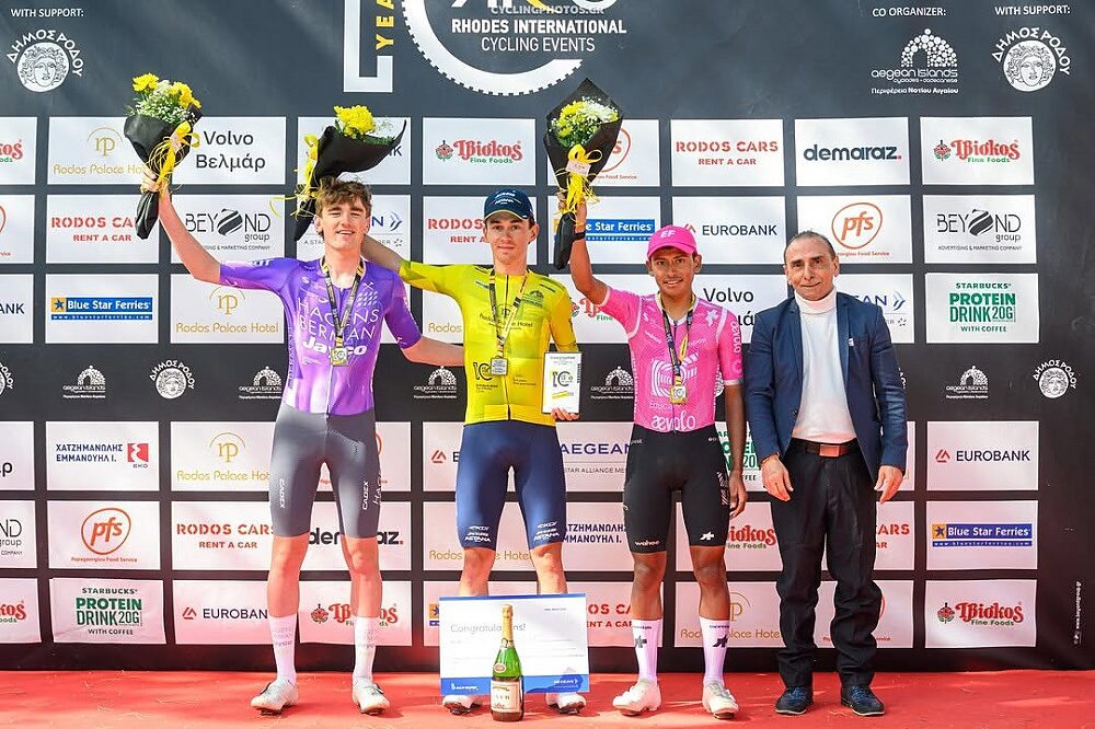 Il podio finale del Tour of Rhodes