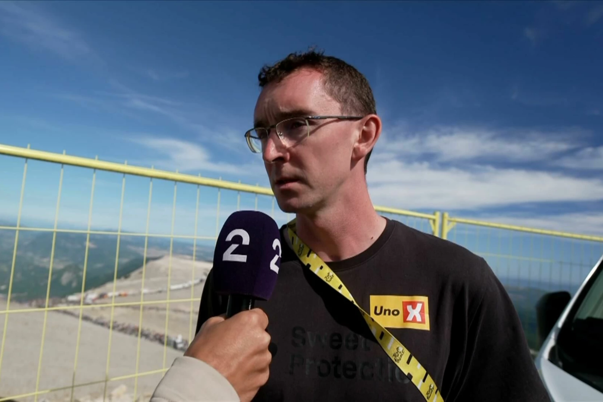 Rory Nolan intervistato dalla tv norvegese ©TV 2