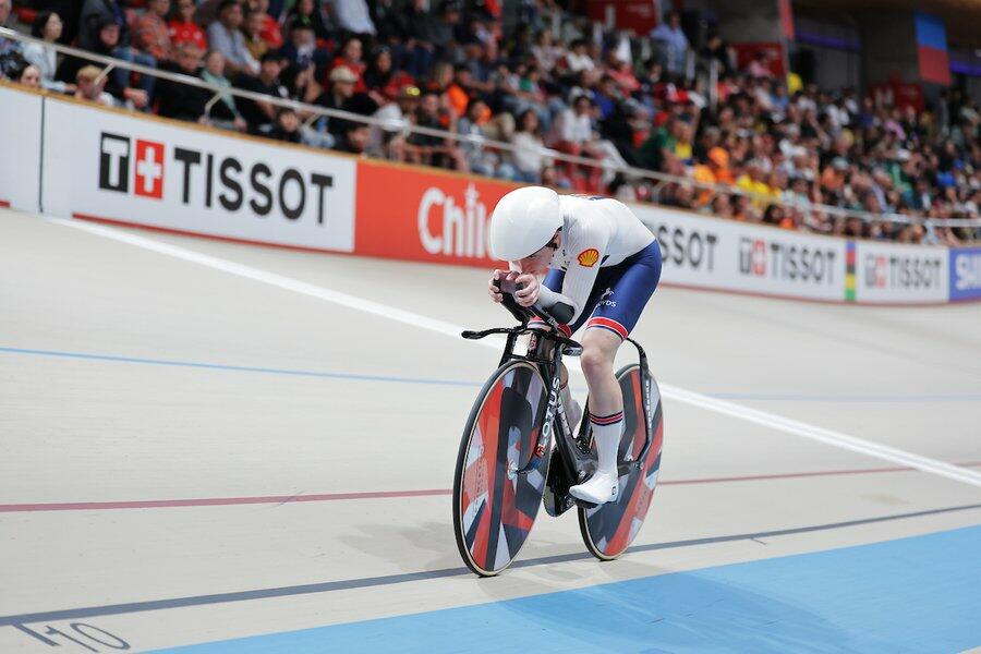 Anna Morris ai Mondiali su pista 2025 ©UCI Track Cycling