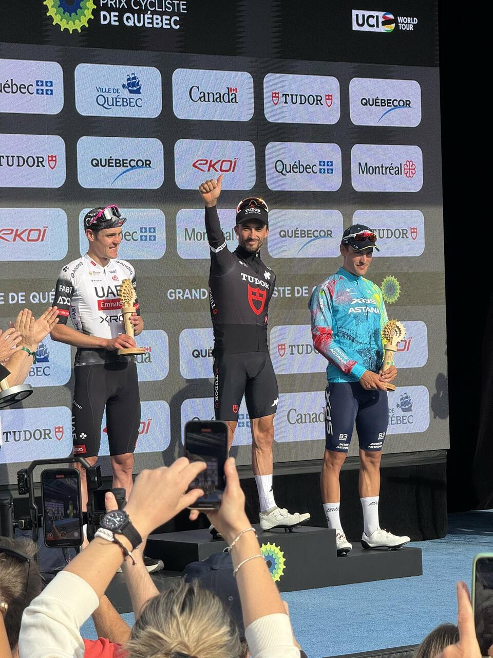 Julian Alaphilippe batte Sivakov e Bettiol al Grand Prix Cycliste de Québec