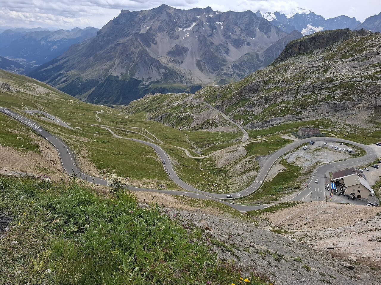 I tornanti finali del Galibier © Umberto Bettarini