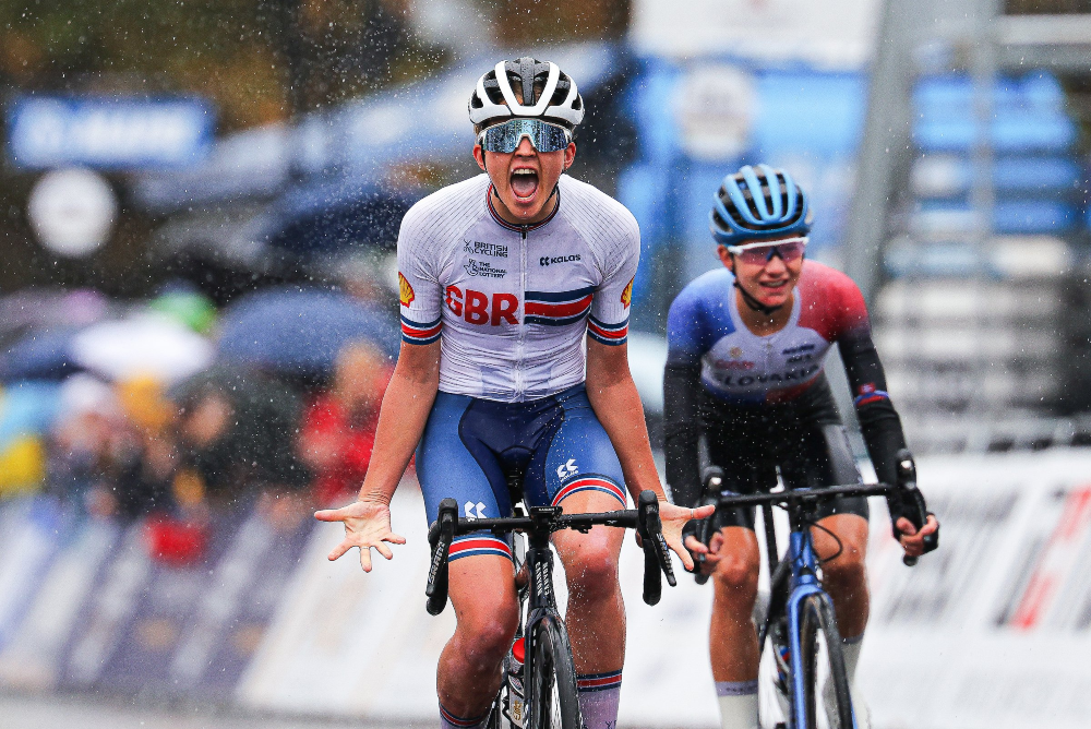Cat Ferguson, vincitrice del mondiale junior lo scorso anno ©UCI Cycling