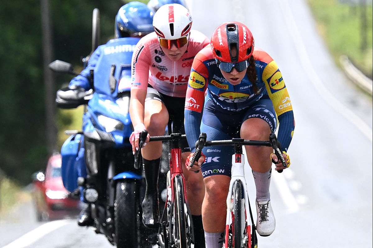 Wilson-Haffenden e Vervloet in fuga ©Lidl-Trek