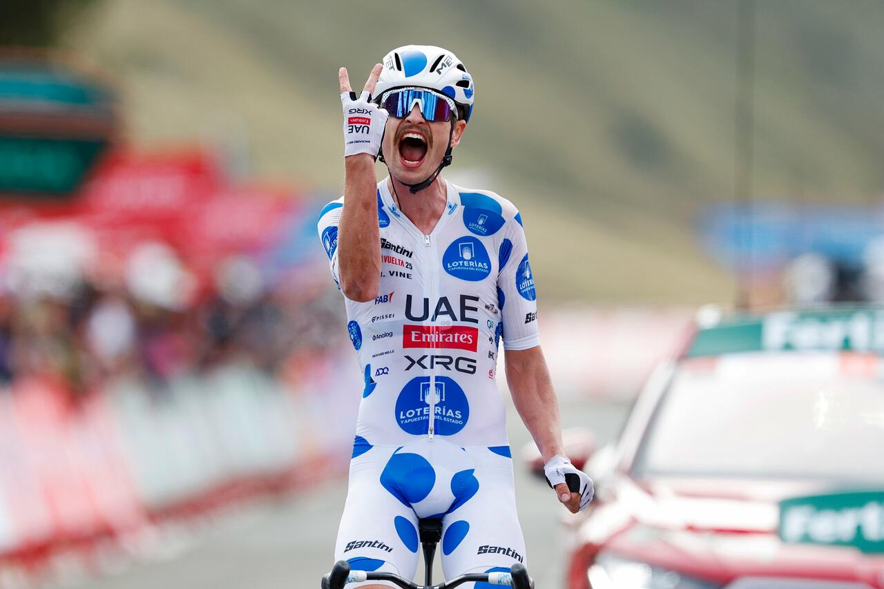 Jay Vine vince la decima tappa della Vuelta a España 2025 ©SprintCycling