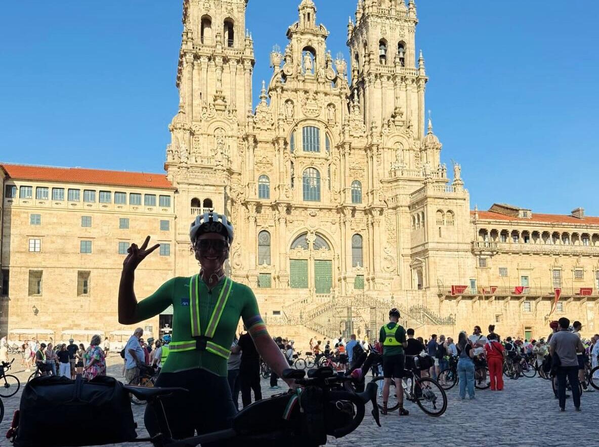 La partenza da Santiago de Compostela © Sarah Cinquini via Facebook