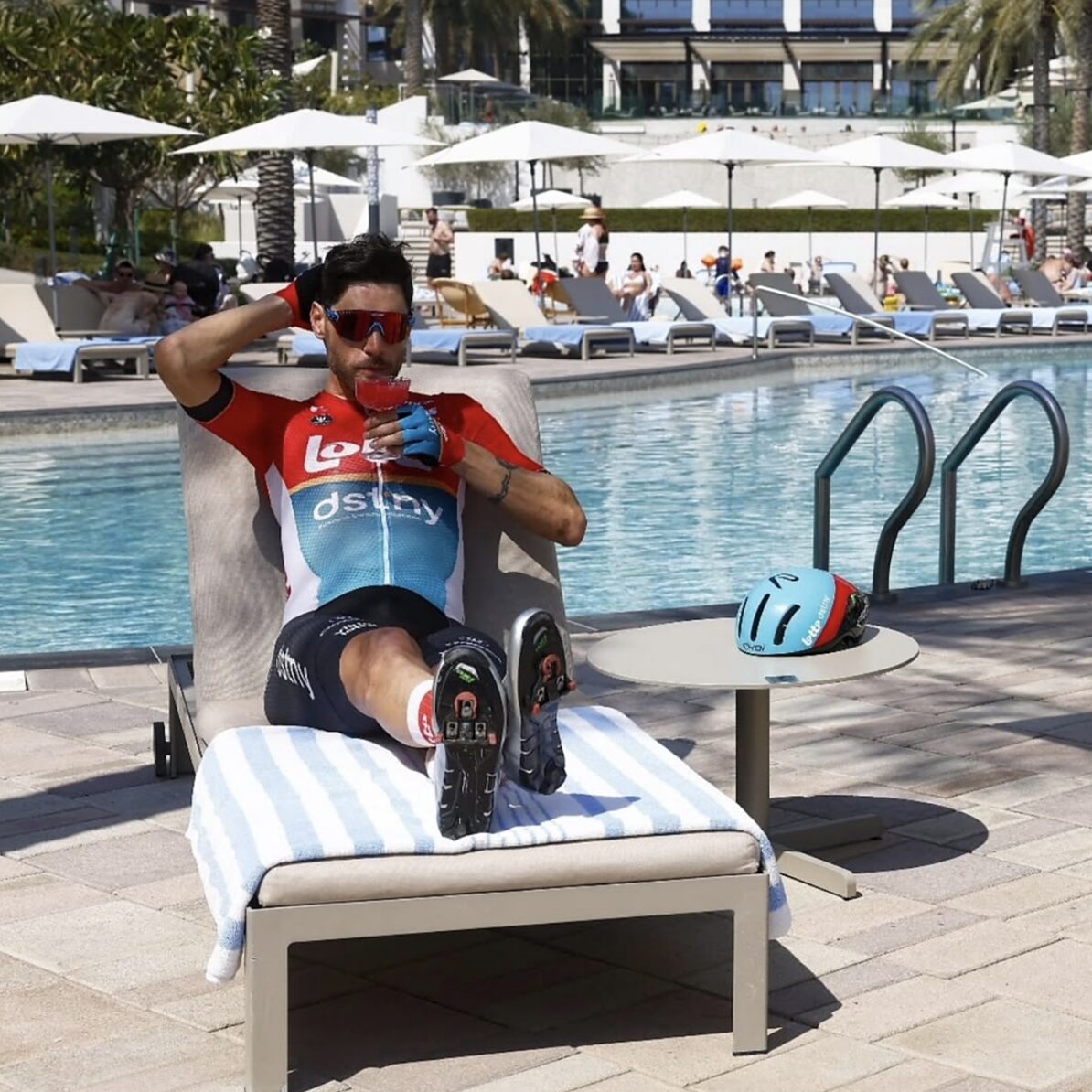 Jacopo Guarnieri si gode un po' di meritato riposo