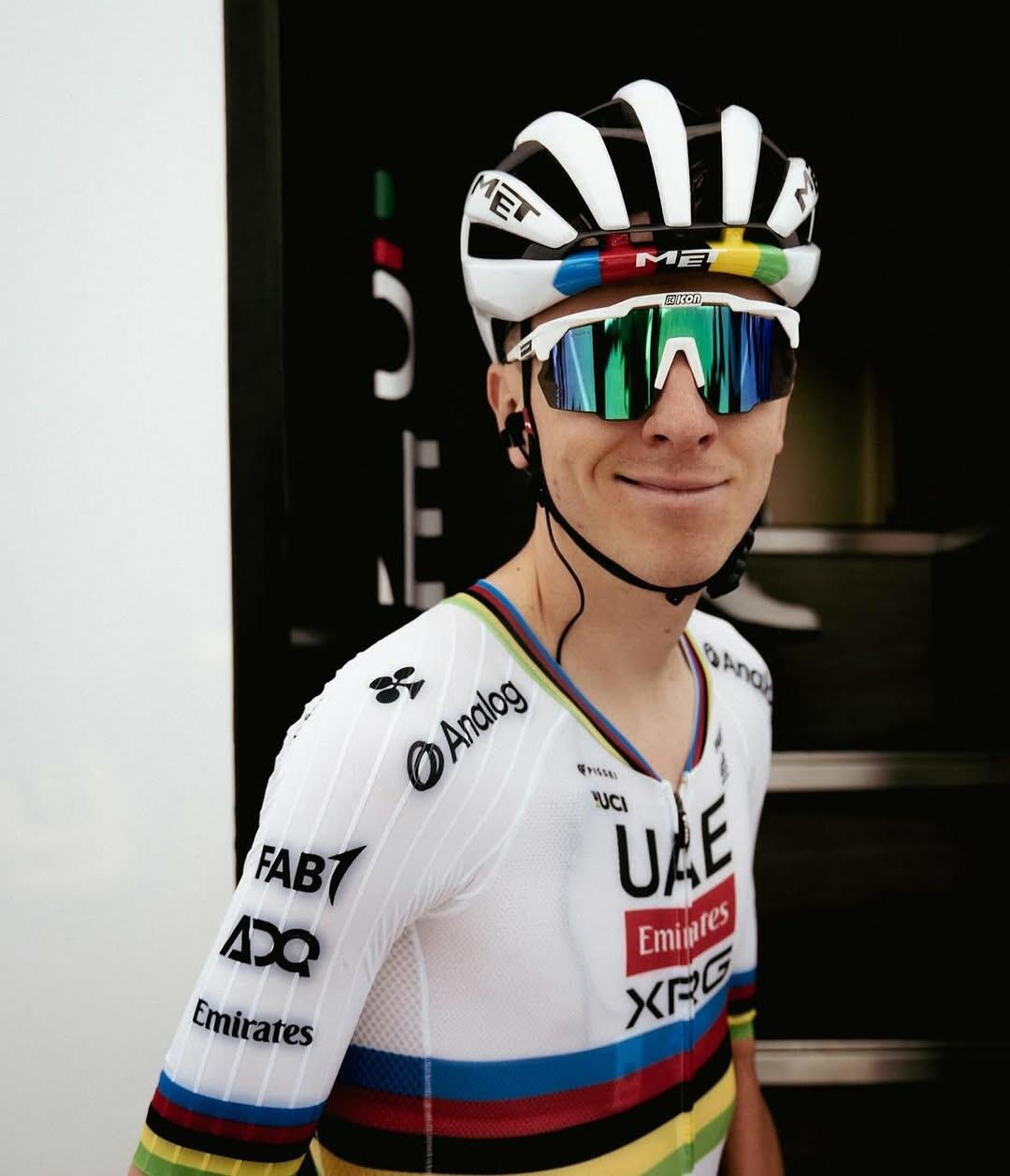 Pogačar dopo la caduta nell'undicesima tappa del Tour de France ©Ciclismo Cubano via IG