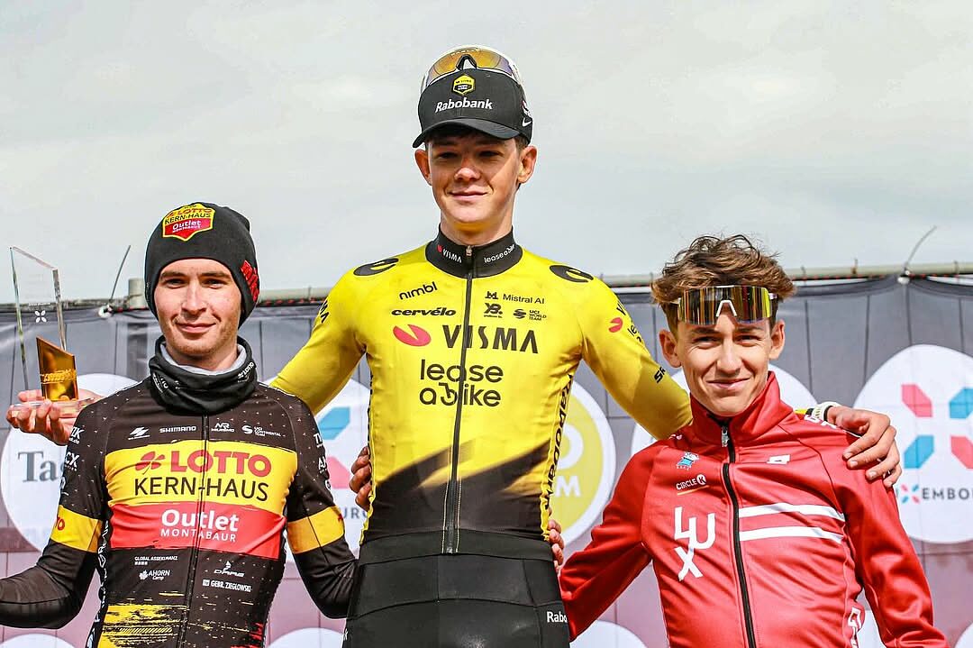 Matisse Van Kerckhove vince la terza tappa della Flèche du Sud 2026 ©tageblatt.lu
