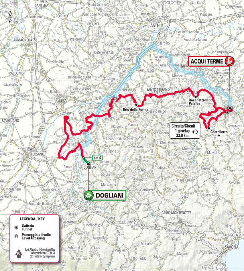 L'altimetria del Gran Piemonte 2025