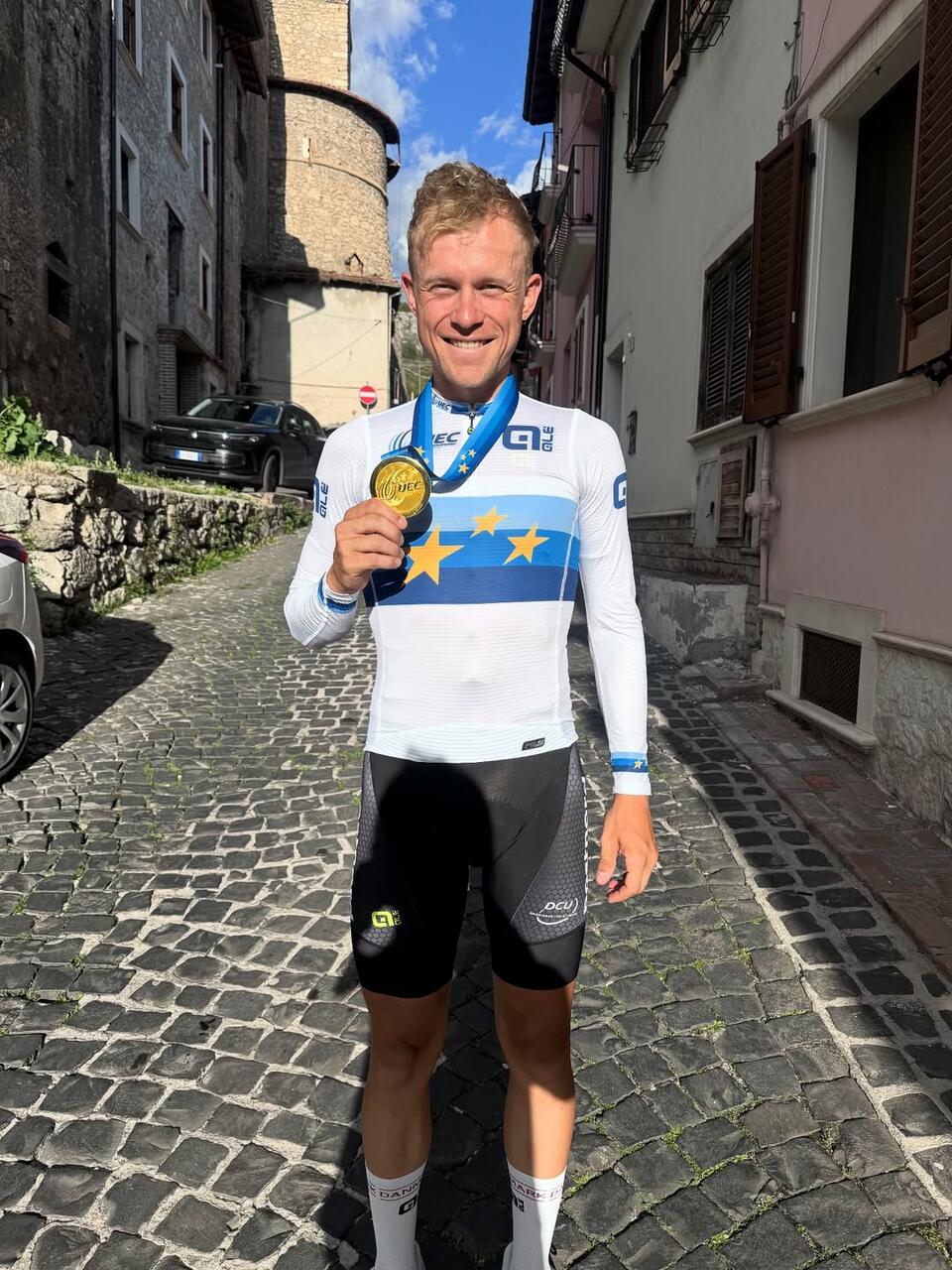 Mads Würtz Schmidt vince gli Europei Gravel 2025 ©Mads Würtz Schmidt via IG