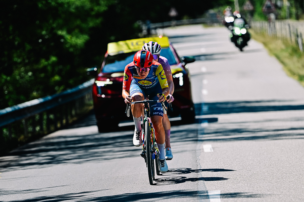 Loes Adegeest e Maeva Squiban ©Tour de France Femmes avec Zwift