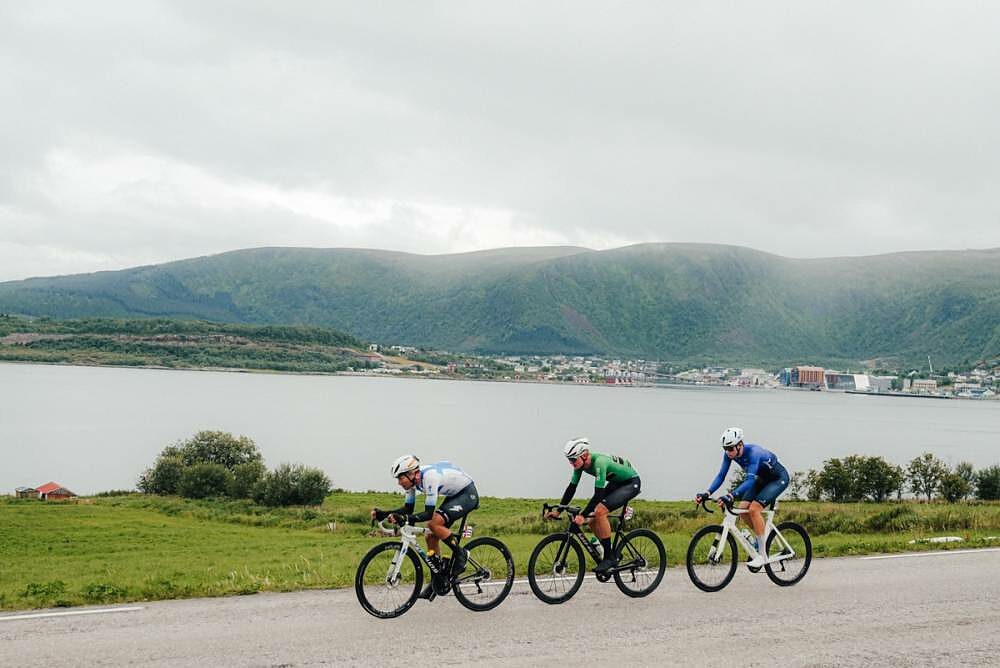 la fuga nella terza tappa dell’Arctic Race of Norway 2026 ©ARN /thomas_maheux