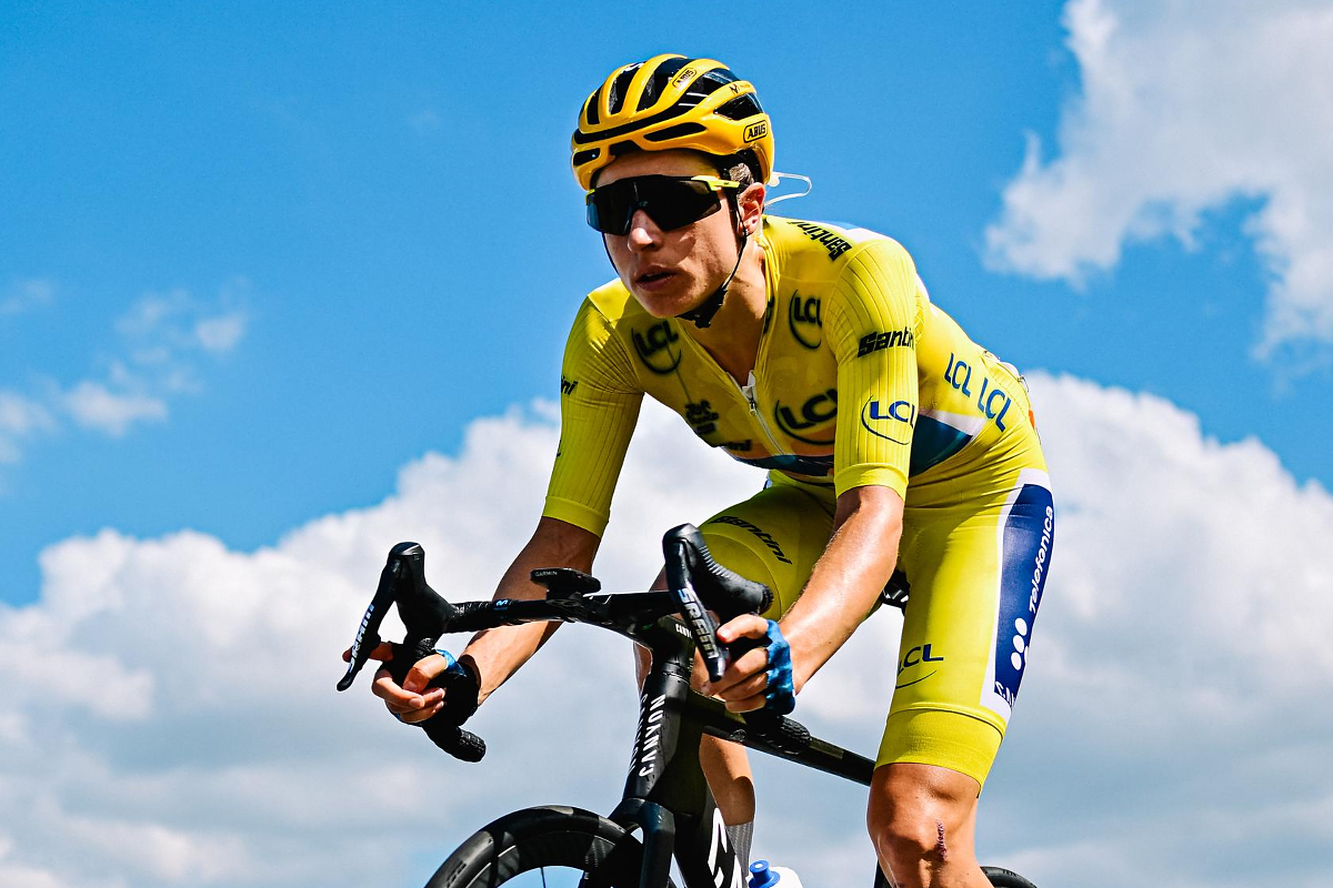 Marlen Reusser in maglia gialla ©ASO