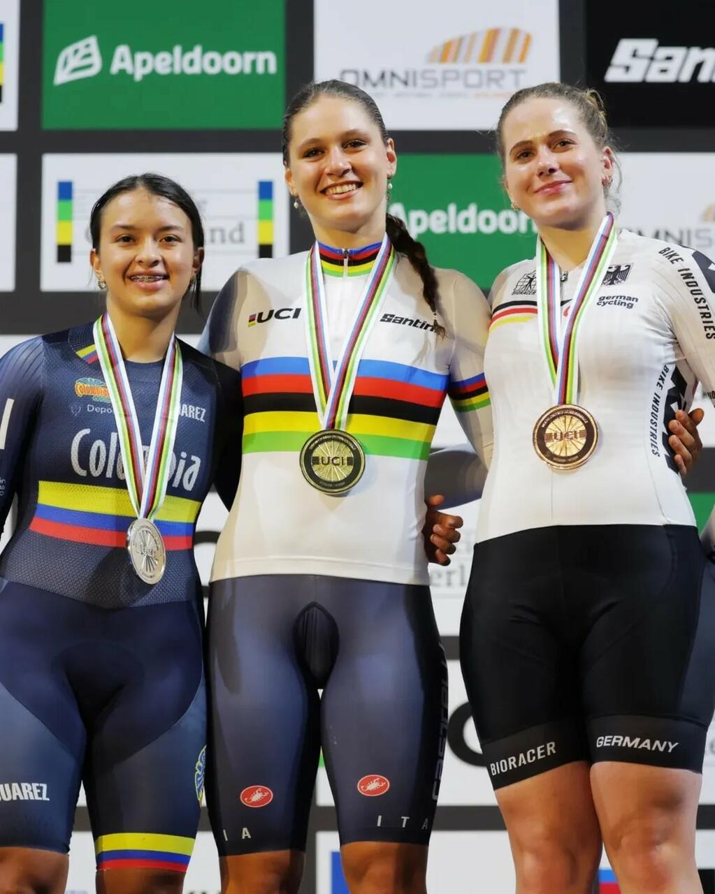 Matilde Cenci conquista il terzo oro ai mondiali juniores su pista di Apeldoorn 2025 ©FCI