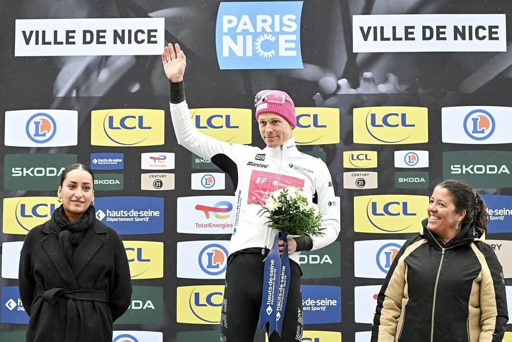 Georg Steinhauser dopo la settima tappa della Parigi-Nizza 2026 ©Billy Ceusters / A.S.O.