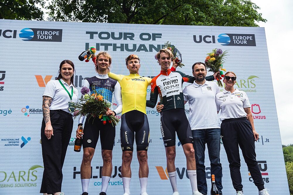 Il podio finale del Tour of Lithuania