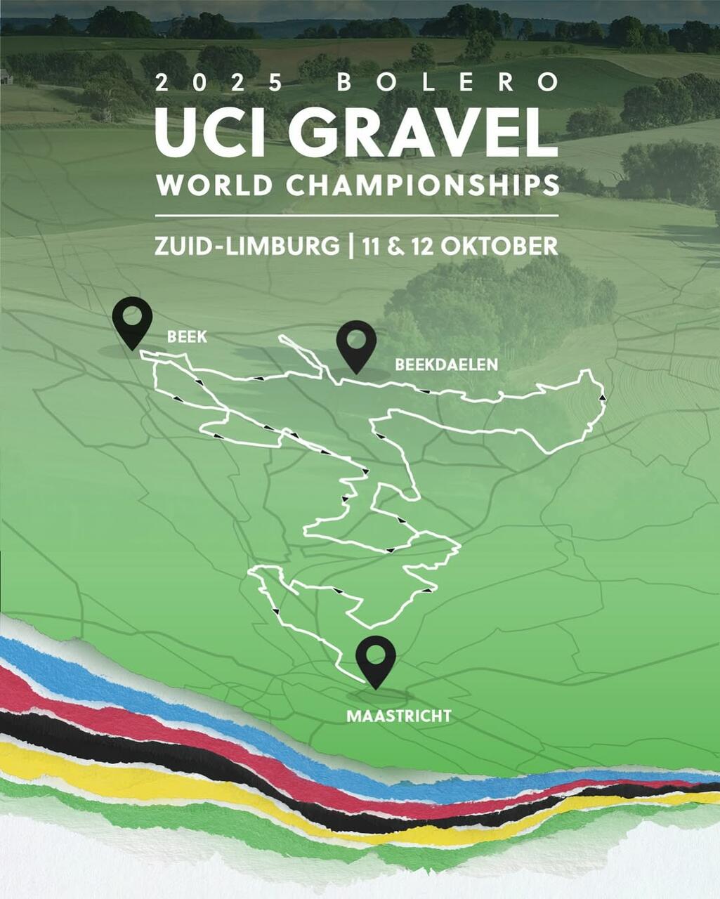 la planimetria del Mondiale Gravel 2025 ©UCI Gravel World Series
