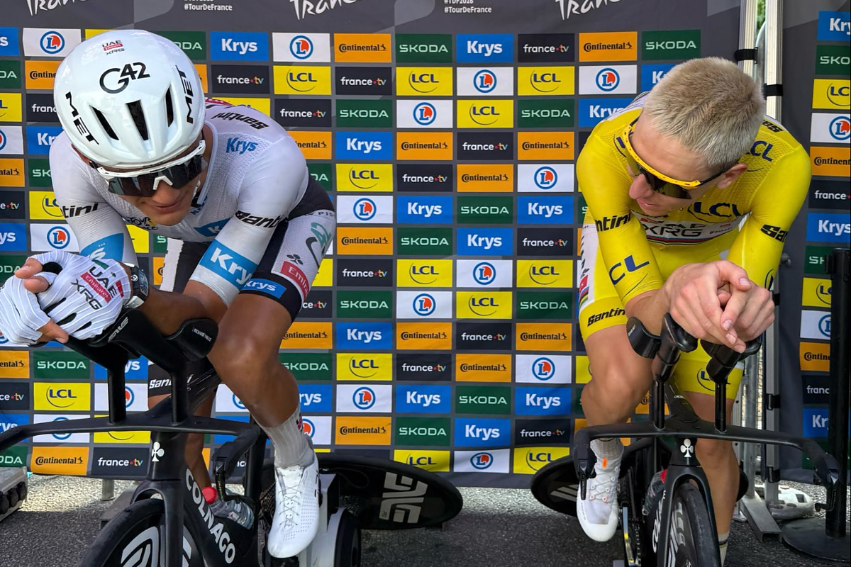 Tadej Pogačar con Isaac Del Toro ©UAE Team Emirates-XRG