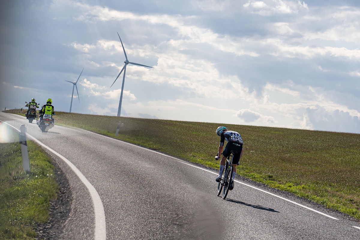 Malte Hellerup Van der Poel batte Gautherat ©Skoda Tour de Luxembourg