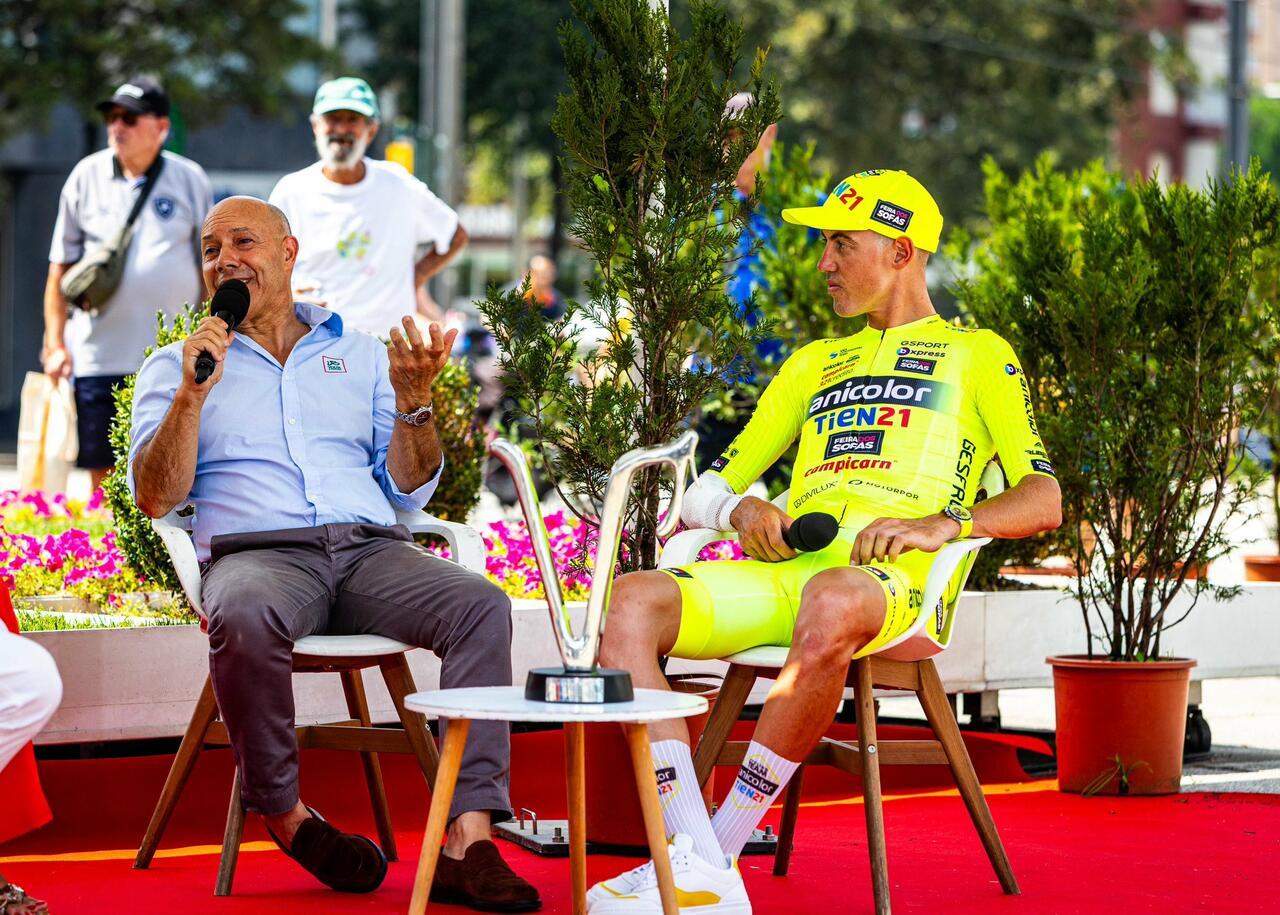 Il russo Artem Nych, vincitore dell'edizione 2024, intervistato prima della partenza a Maia