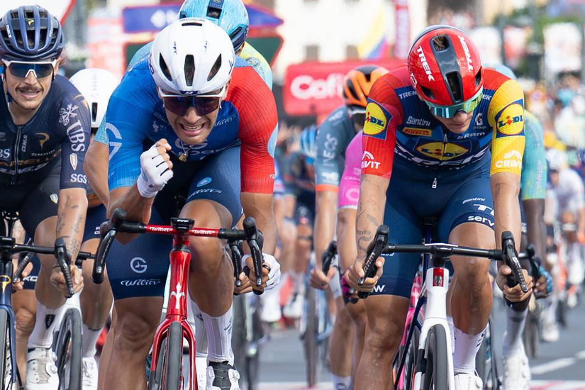 La vittoria di Bastien Tronchon ©La Vuelta
