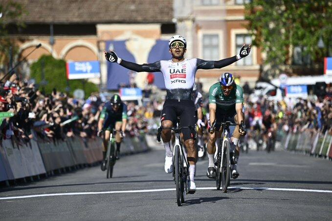 Molano vince a Esztergom (@tourdehongrie, via X)