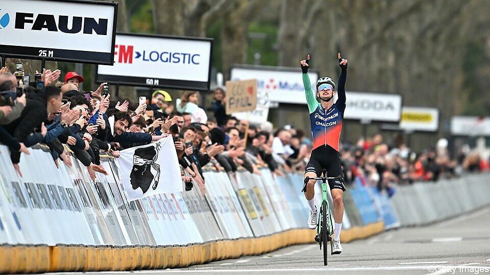 Paul Seixas vince la Faun-Ardèche Classic 2026 © CyclingNews / Getty Images