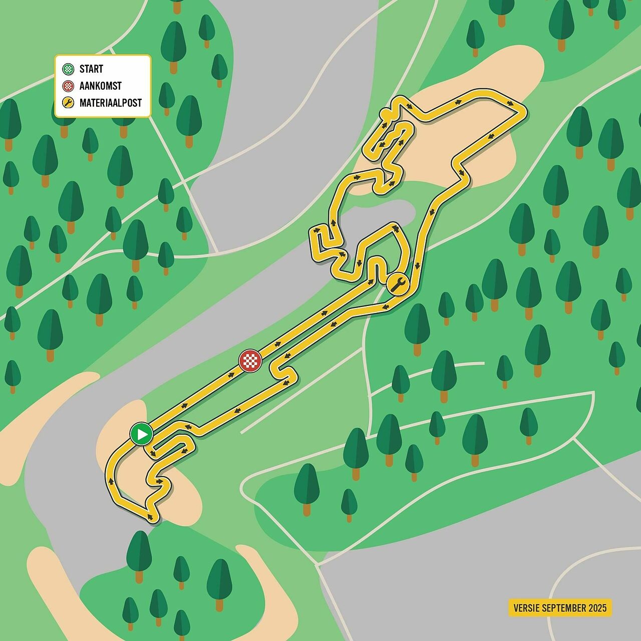 Il percorso del Superprestige Heusden-Zolder 2025 © Telenet Superprestige