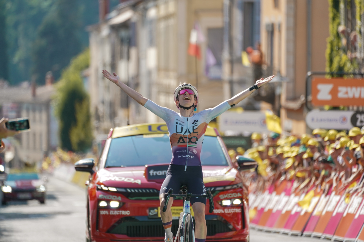 Il successo di Maeva Squiban ©Tour de France Femmes avec Zwift