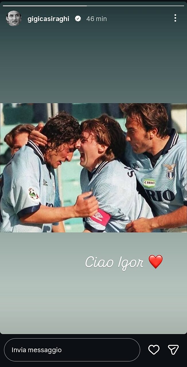 Casiraghi, Protti - Storia Instagram