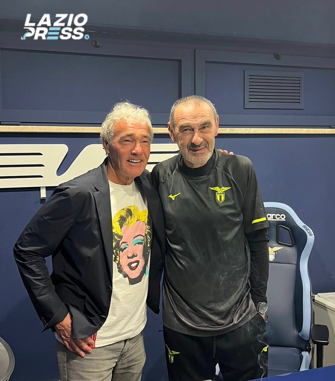 Giletti, Sarri - LazioPress