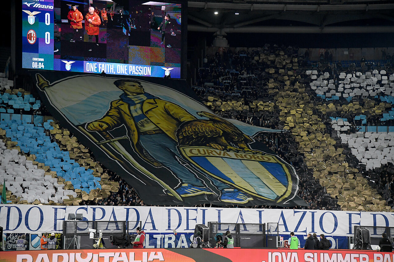 coreografia lazio milan