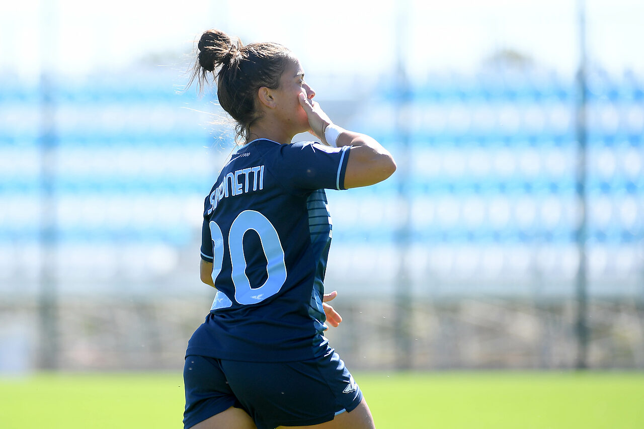 Flaminia Simonetti - Via onefootball (Photo by Marco Rosi - SS Lazio/Getty Images)
