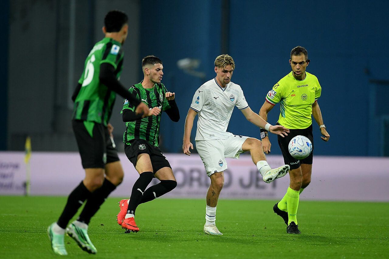 Lazio, il 6-2 al Sassuolo da una prospettiva incredibile: gli 8 gol dalla REFCAM