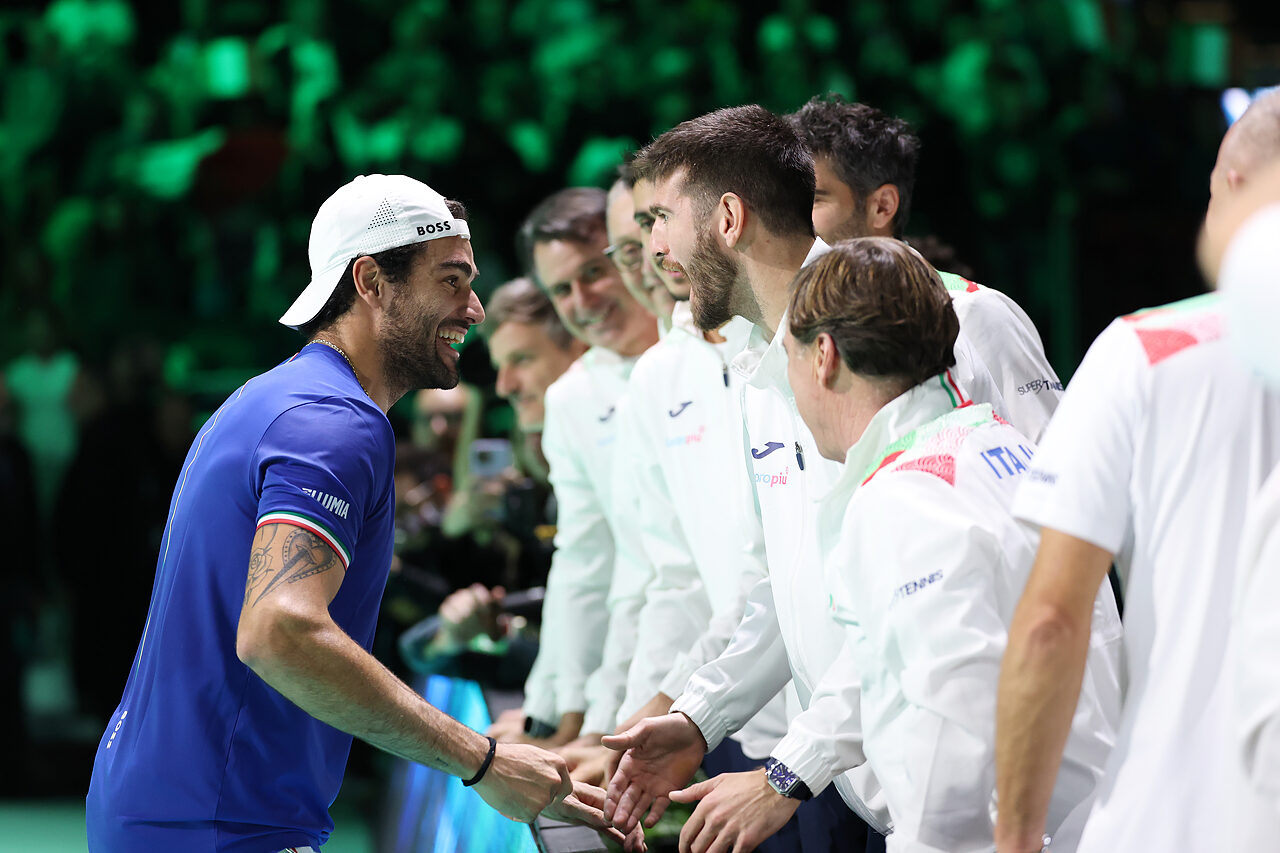 Berrettini, Coppa Davis - Via onefootball (Photo by Clive Brunskill/Getty Images for ITF)