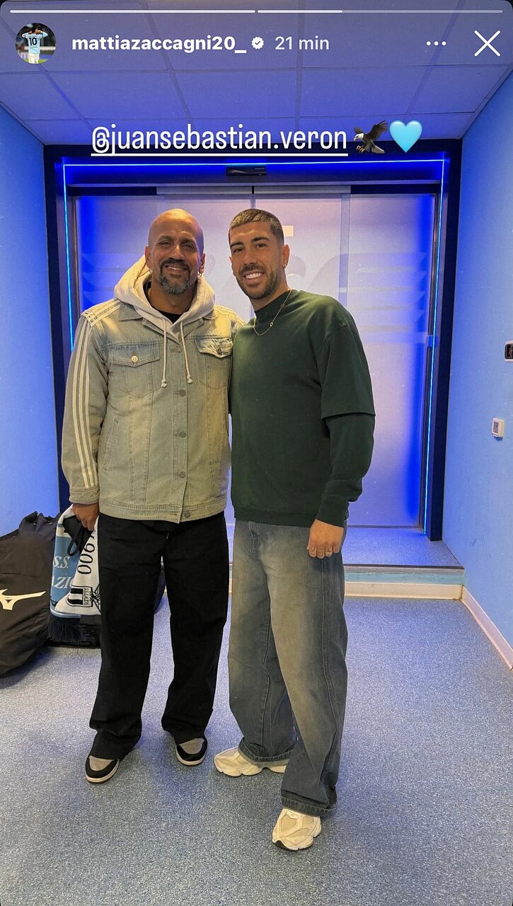 Zaccagni, Veron - Storia Instagram