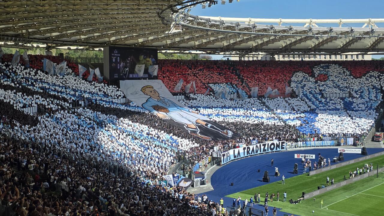 Coreografia curva nord lazio