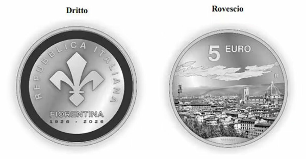 Fiorentina Moneta Celebrativa