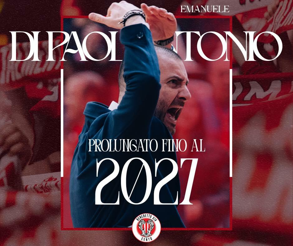 Cento, coach Di Paolantonio rinnova fino al 2027