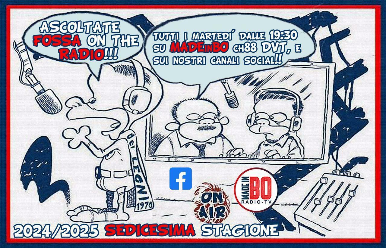 Stasera riparte Fossa on the Radio su MadeinBo.TV