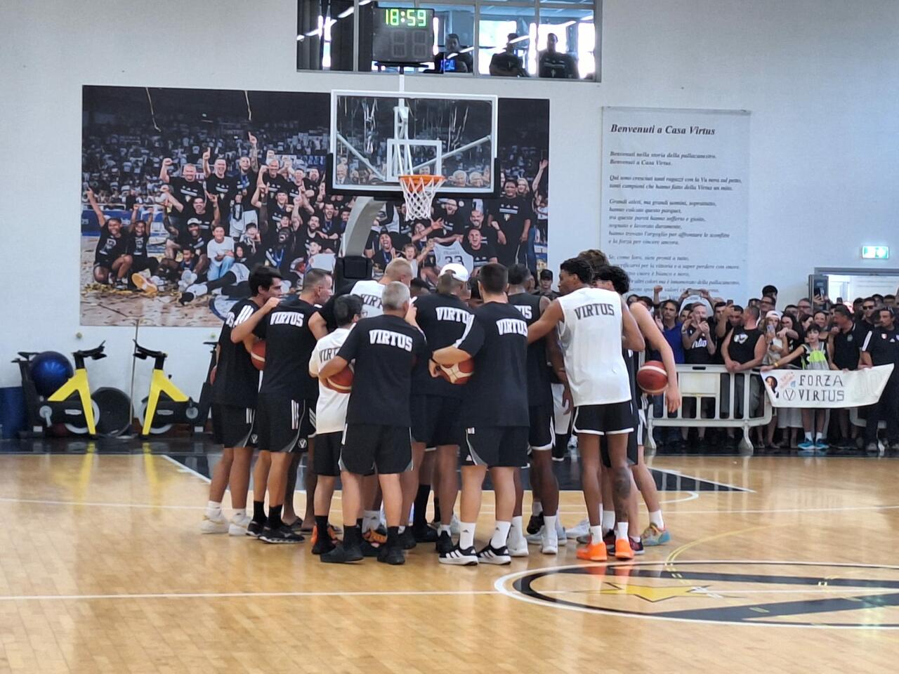 Il raduno Virtus: iniziata ufficialmente la stagione 2025-26