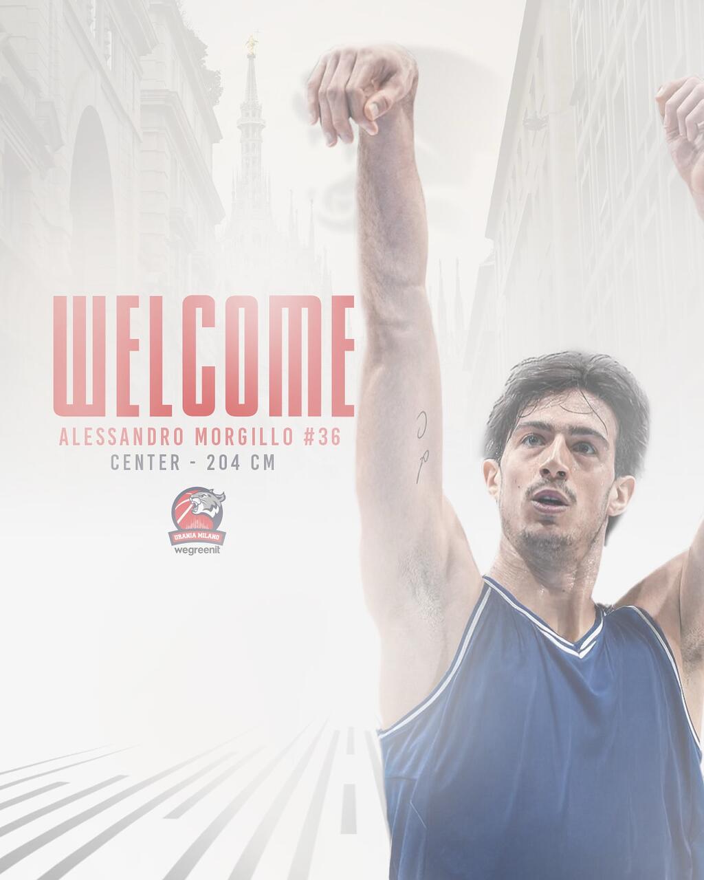Alessandro Morgillo firma per l'Urania Milano