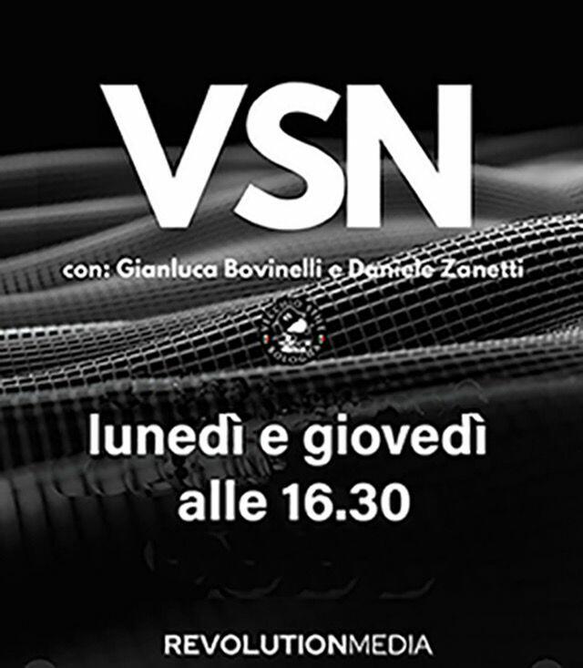 Oggi VSN, lunedì e giovedì alle 16.30