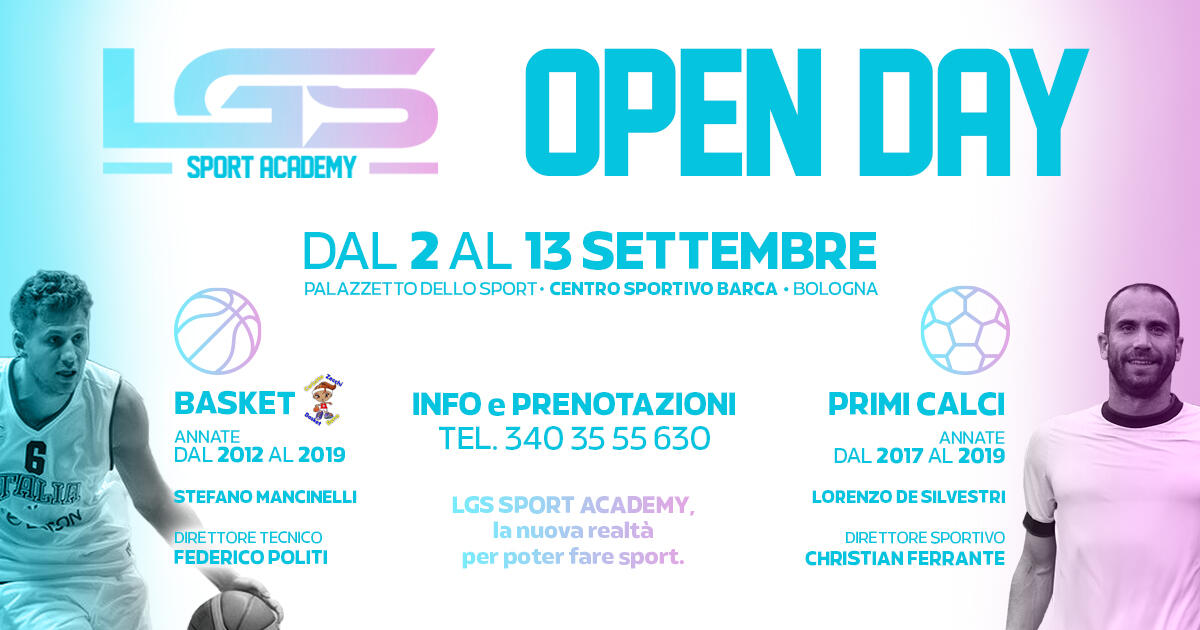 Nasce LGS Sport Academy: gli Open Day